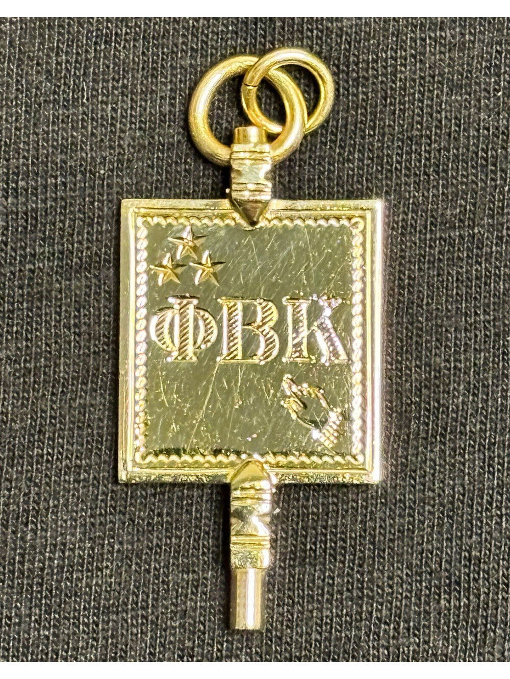 Vintage 10K Gold Phi Beta Kappa Key Colgate 1972 Michael G. Sarr 5.37g ΦBK